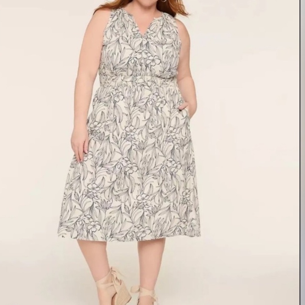 NWT LANE BRYANT Floral Sleeveless Dress